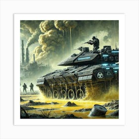 Venusian Acid Resistant Tanks Converted Art Print