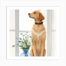 Golden Retriever Art Print