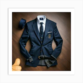 Man In A Suit 1 Art Print