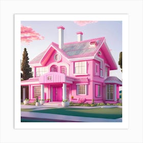 Barbie Dream House (666) Art Print