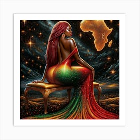 African Woman 3 Art Print