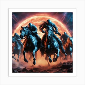 The 4 Horsemen From Mars Art Print