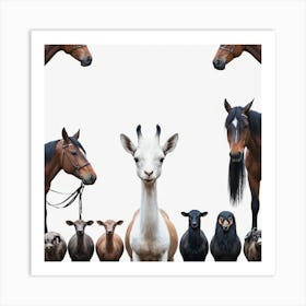 Group Of Horses 2 Art Print