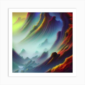 Mysterious Landscape Art Print