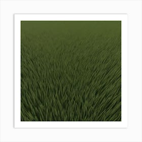 Grass Field 10 Art Print