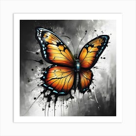 Butterfly Painting 130 Art Print