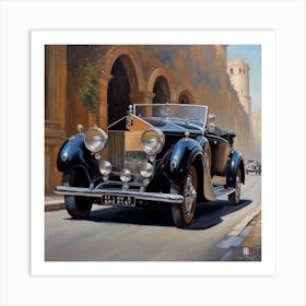 Rolls Royce 90s Art Print