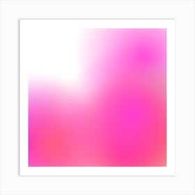 Pink Abstract Background Art Print