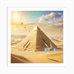 Pyramids Of Giza 1 Art Print