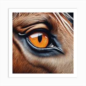 Eye Of A Horse 50 Art Print