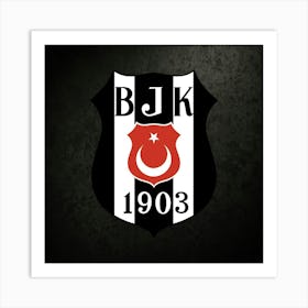 Beşiktaş J.K Logo Wall Art 4 Art Print