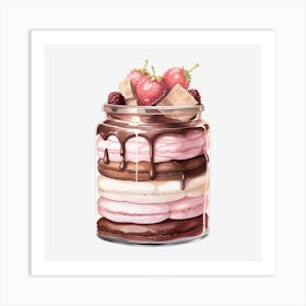 Dessert In A Jar Art Print