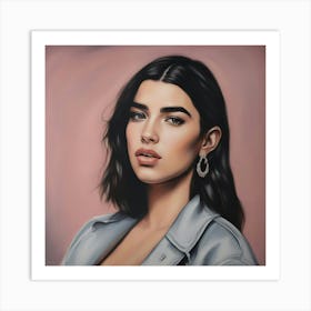 Bad effort at Dua Lipa Art Print