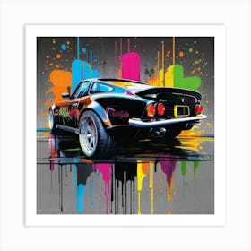 Car Painting 14 Art Print