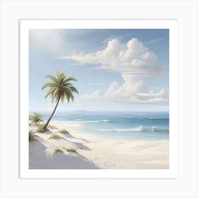 Sand Beach Art Print