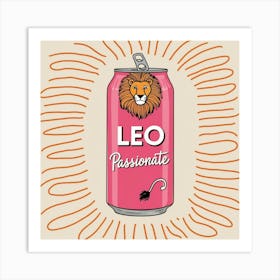 Leo Passionate 4 Art Print