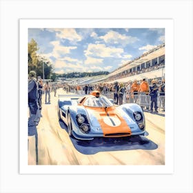 Gtp Race Car Art Print