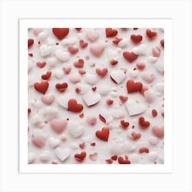 Hearts Art Print