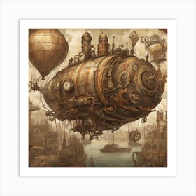 Steampunk 1 Art Print