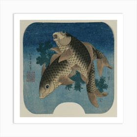 Two Koi Fish Art Print