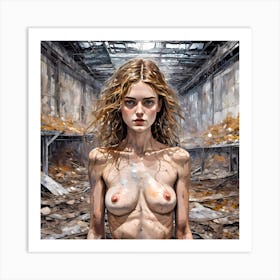 All about Eve Series, destruction 1 Art Print