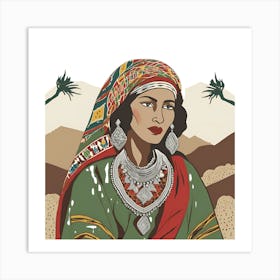 Egyptian Woman Art Print