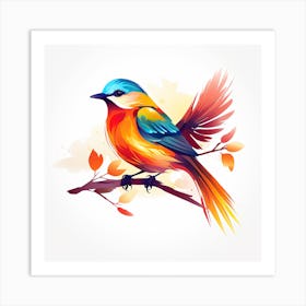 Colorful Bird 1 Art Print