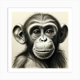 Chimpanzee 6 Art Print