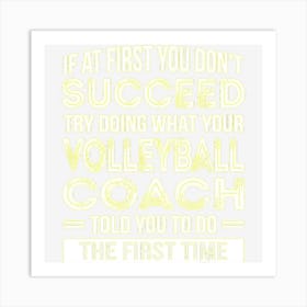 Volleyball Coach Gift Funny Thank You Gift Art Print