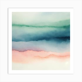 Abstract Watercolor Painting Art Print