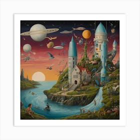 'The Castle' Art Print