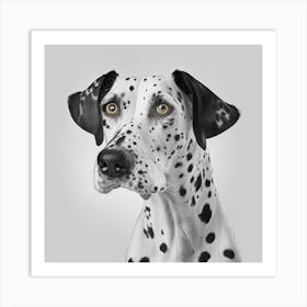 Dalmatian Portrait Art Print