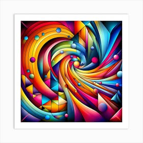 Abstract Painting 214 Art Print