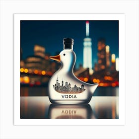 Voda Duck Art Print