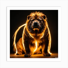Holy Glowing Beast Master Pet 1 Art Print