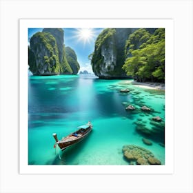 Thailand Wallpaper 1 Art Print