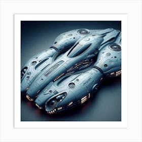 Futuristic Spaceship 1 Art Print