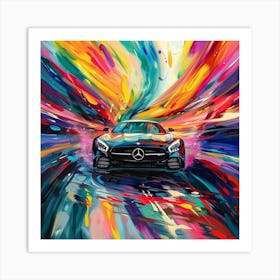 Black Benz 1 Art Print