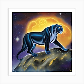 Beautiful Panther Art Print