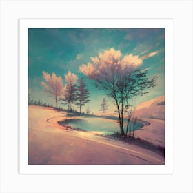 Winter Landscape Art Print