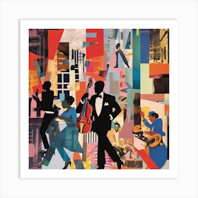 Jazz In The City Art Print