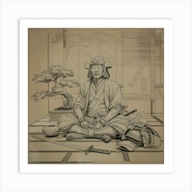 Samurai Art 121 Art Print