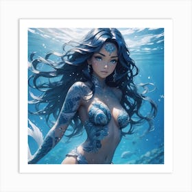 Mermaid 1 Art Print