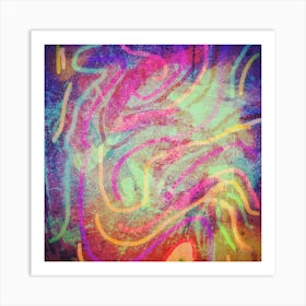  Multicoloured Abdtract Design #18 Art Print