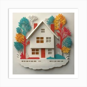 House In The Woods 1 Art Print