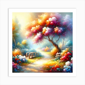 Tree In The Forest Art Print