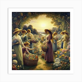 Garden Of Flowers 8 Art Print