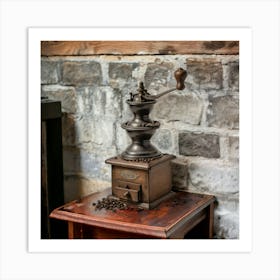 Antique Coffee Grinder Art Print