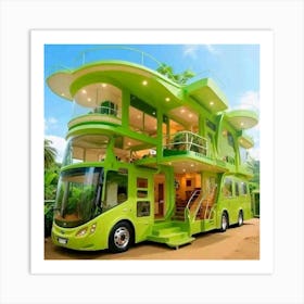 Bus House Art Print