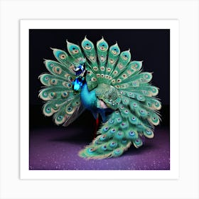 Peacock 7 Art Print